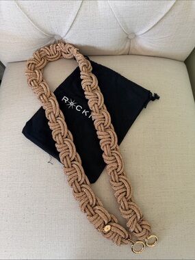 Rocknot Magnum Crown Strap Rose Gold 46” Crossbody Strap